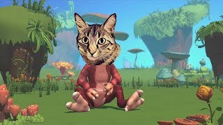 ★ Spore with a cat. I wonder if we can evolve some sort of cat-like creature.