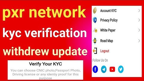Pxr network kyc | Pxr network kyc verification | Pxr network kyc process