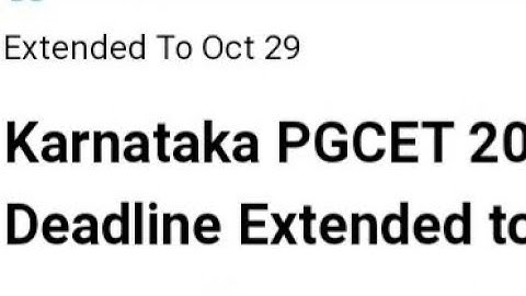 KARNATAKA PGCET 2022 REGISTRATION DATE EXTENDED,HOW TO APPLY,EXAM, ADMIT CARD,RESULT DATE RELEASED