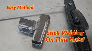 How to weld thin metal tubing by stick welding. by My Projects Lab 9,746 views 2 years ago 2 minutes, 58 seconds