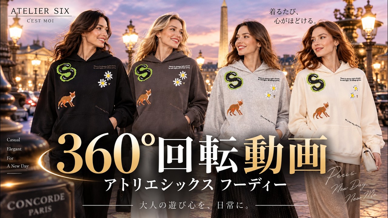 Playful Sophistication] Atelier Six | A Gorgeous Hoodie with Fox