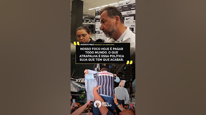 AUGUSTO MELO FALA SOBRE FUTURO DO CORINTHIANS APÓS SUSPENSÃO DE VOTAÇÃO DE IMPEACHMENT