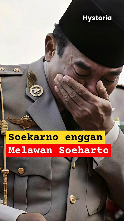 Ketika Soekarno enggan melawan Soeharto