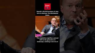 OpenAI's $6.5B Purchase of Jony Ive's io Startup: The Distribution Game.#AI #innovation