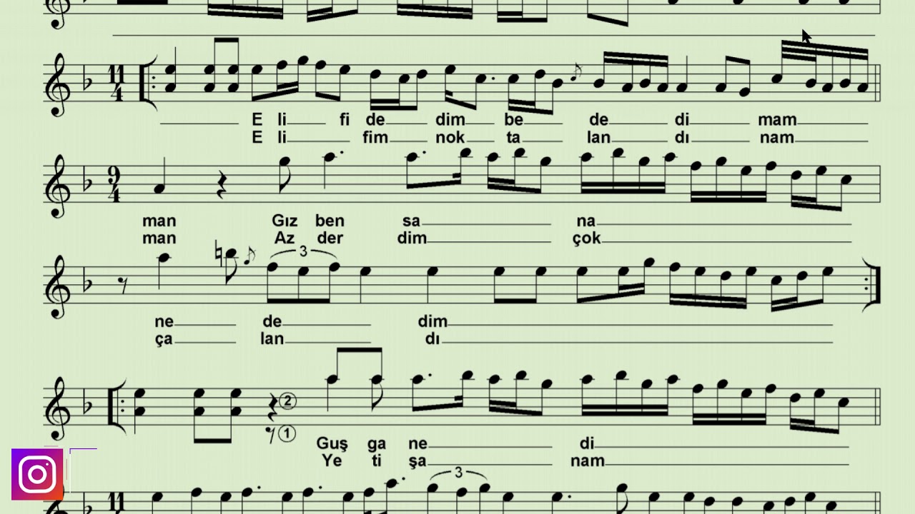 ELİF DEDİM BE DEDİM SOLFEJ