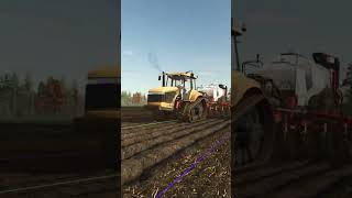 Planting clover. #australia #farming #work #chalenger #farm #farmingsimulator25 #tractor #planter