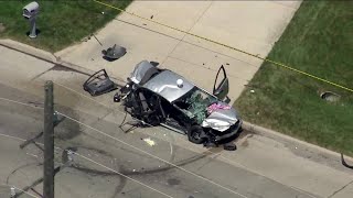 Crash on 21 Mile Road in Macomb Township