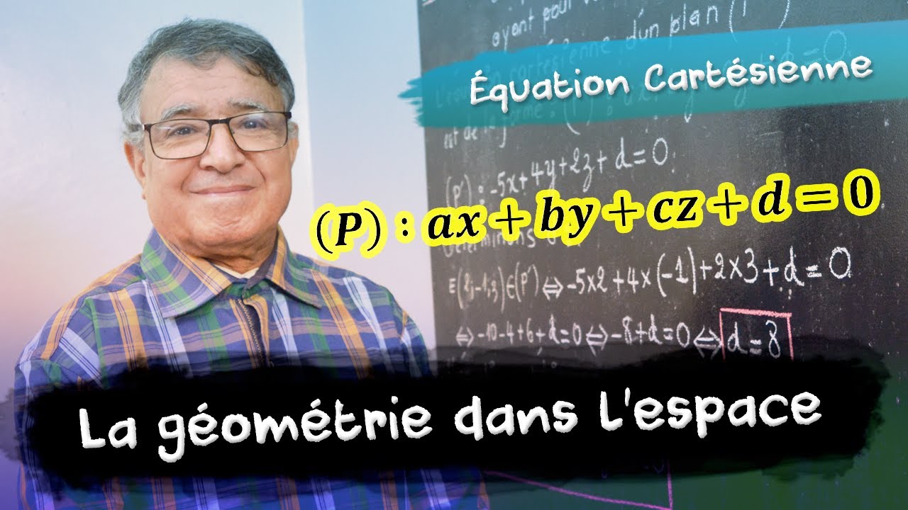 L'équation cartésienne d'un plan