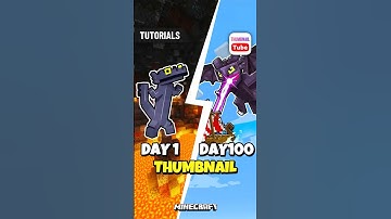 Make a thumbnail of Toothless survived minecraft for 100 days! TOP AI THUMBNAIL MAKER APPS IN 2024