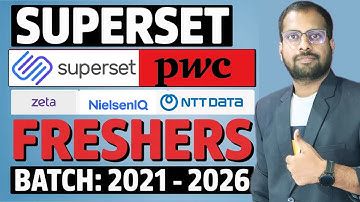 Finally PWC Superset Hiring Announced | Zeta, NielsenIQ, Ntt Data Jobs | Don