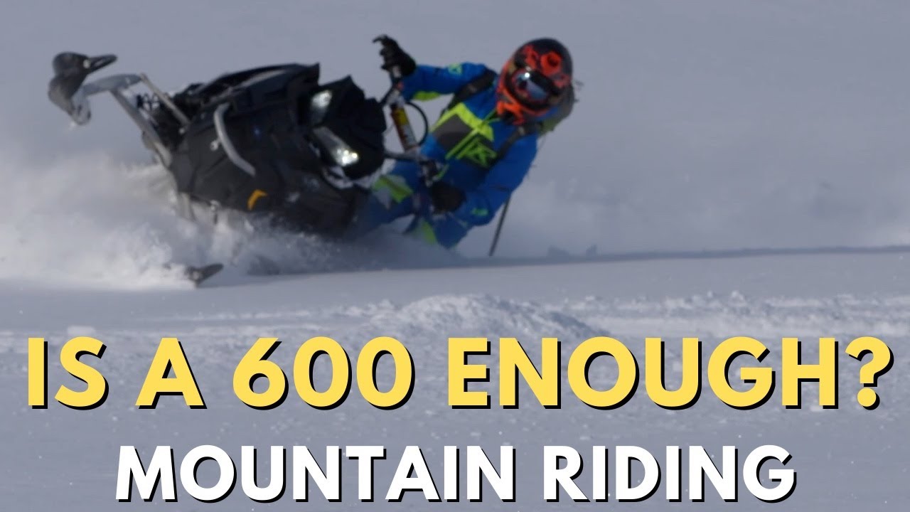 Proving the Doubters Wrong Crushing Mountains with a 600cc Snowmobile
