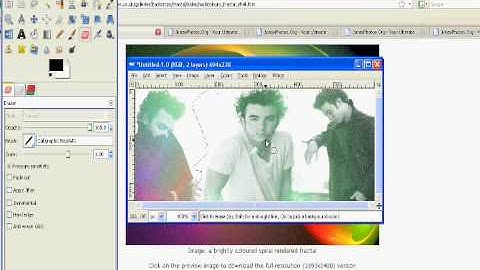 Kevin Jonas Blend Using GIMP