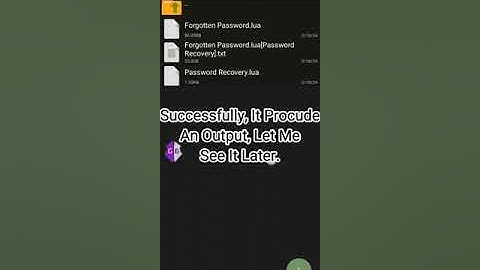 Code With Pediak | Tutorial Script Password Recovery
