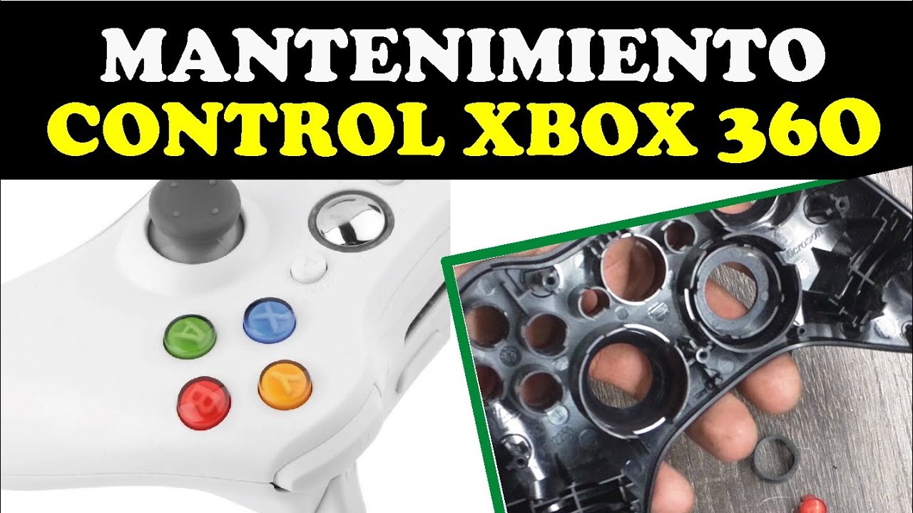 Como Limpiar Control Xbox 360 - YouTube