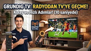 Grundig Tv Radyodan Tv Ye Geçme - Grundig Televizyon Radyodan Nasıl Çıkar