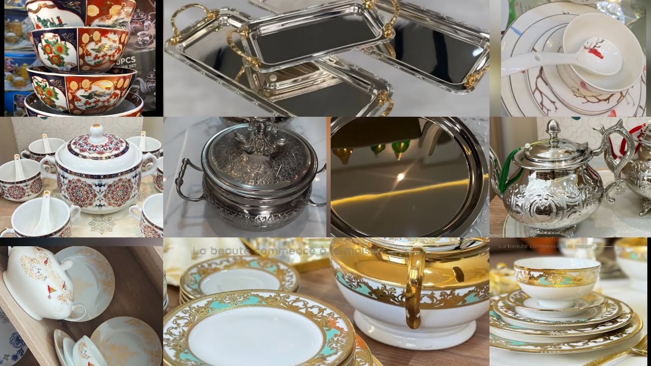 أجمل تشكيلات الأواني لتزيين مائدة رمضان والعزائم من kikimarket_home ✨🌙