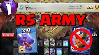 BROKEN ARMY (dragon Spam) | RS Steratgy in legend league | clash of clans