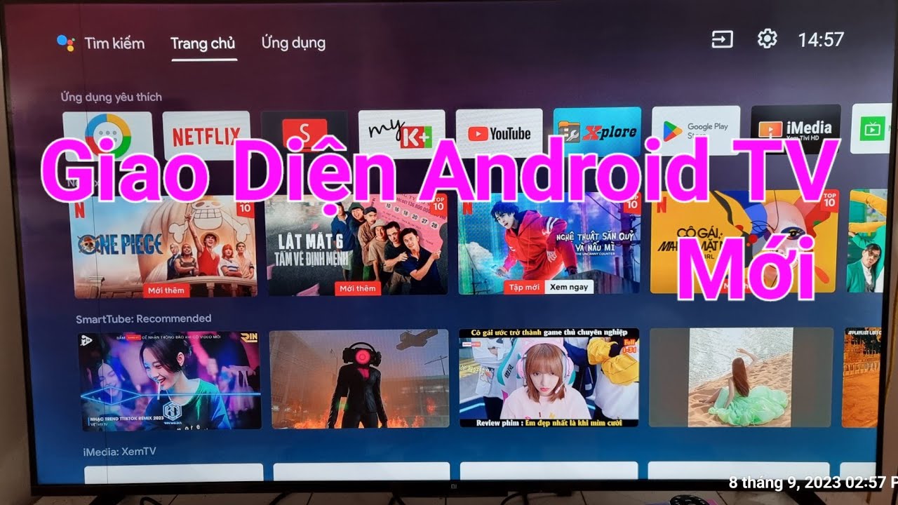 Giao Diện AndroidTV TV mới, Cách trở lại Giao diện cũ