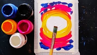 poster beginners painting colour easy simple