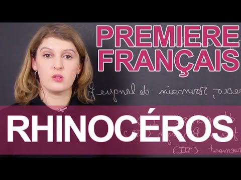 Rhinocéros, Ionesco - Français - 1ère - Les Bons Profs