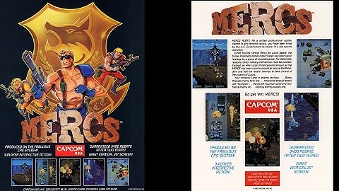 MERCS Arcade Mame Emulator CAPCOM 1990