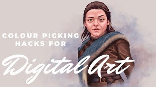 Painting Arya Stark in Procreate and Digital Painting Colour Tips and Tricks screenshot 2