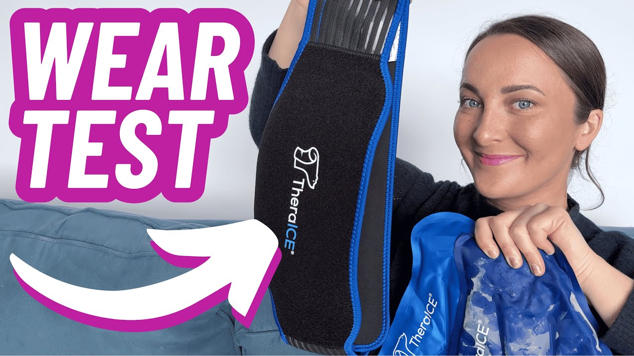 Review: Best Back Pain Relief! TheraIce Gel Ice Pack & Heat Therapy Back Brace for Lower Lumbar