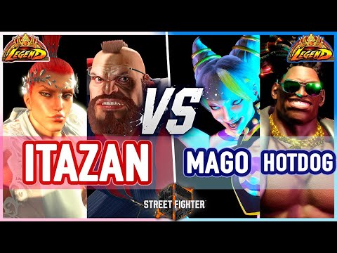 SF6 🔥 Itazan (Zangief/Marisa) vs HotDog (Dee Jay) & Mago (Juri) 🔥 Street Fighter 6