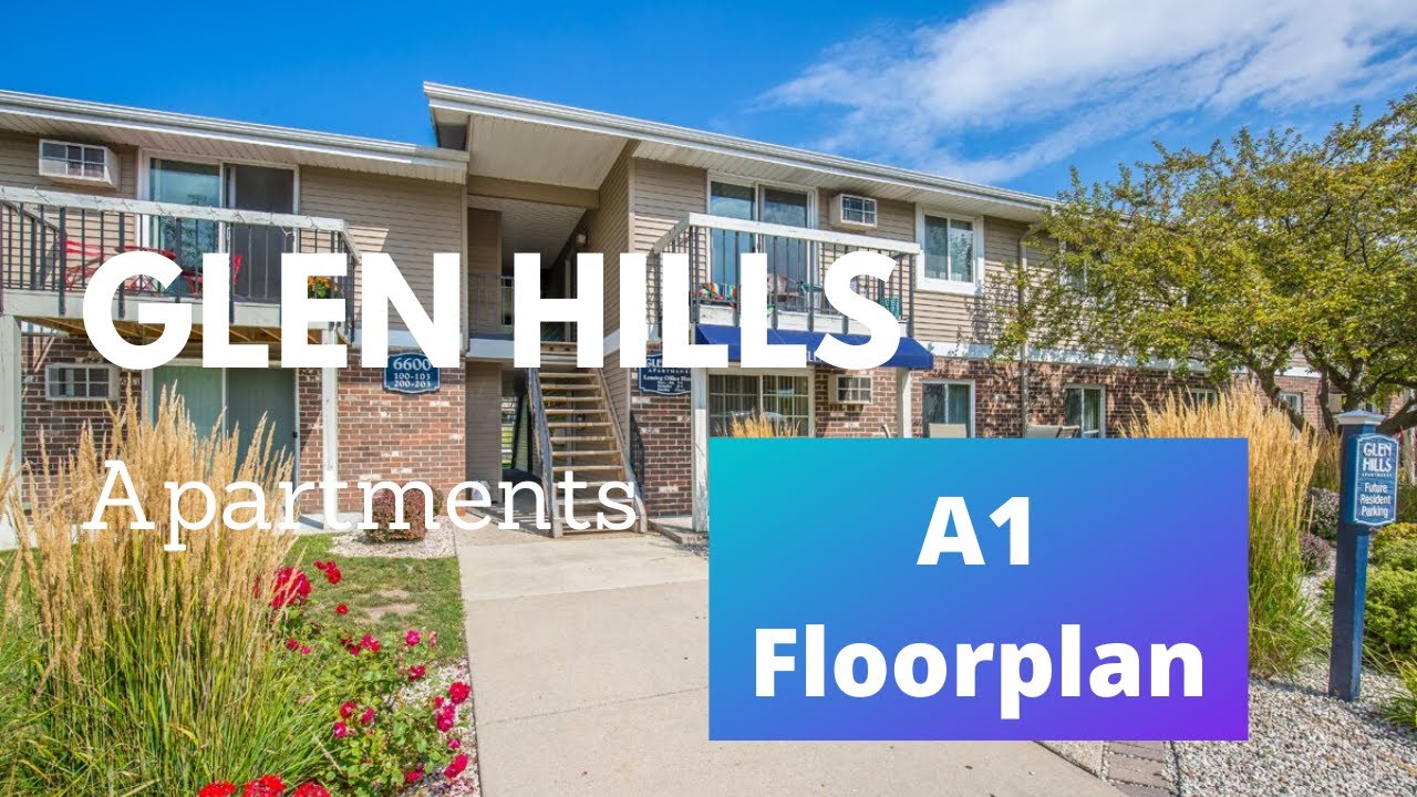 A1 Floorplan Glen Hills Apartments YouTube
