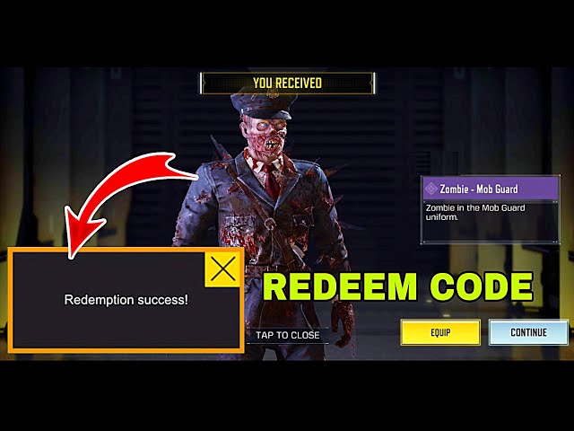 Prime code for Zombie - Mob Guard, comment if you've redeemed it.  Only for Global, I think. : r/CallOfDutyMobile