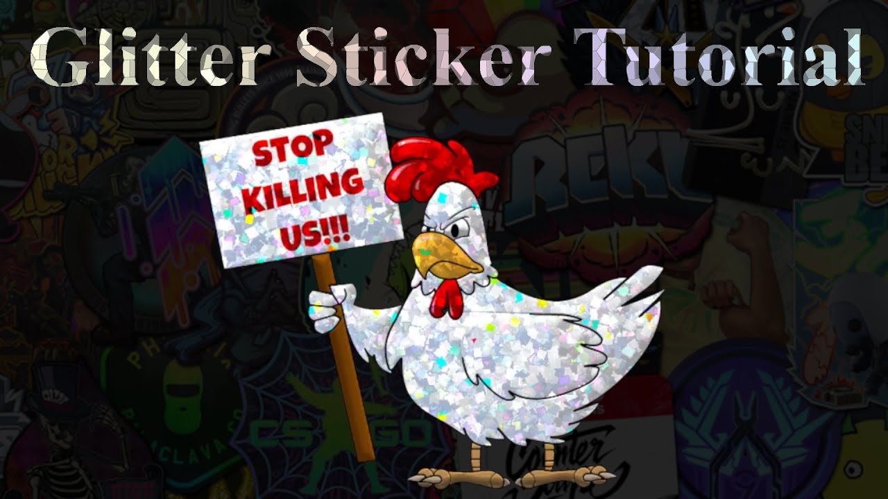 CSGO Glitter Sticker Tutorial - YouTube