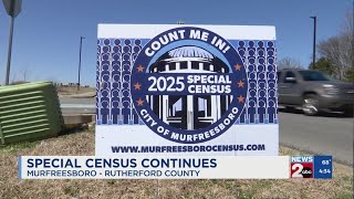 Special census continues in Murfreesboro, TN Special census continues in Murfreesboro, TN