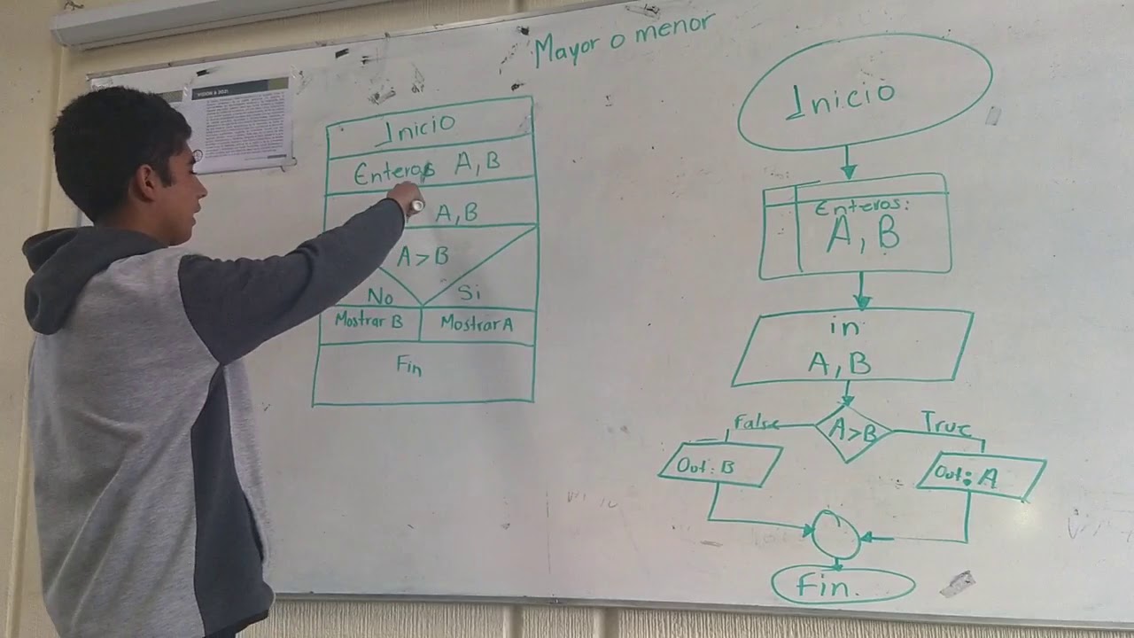 Ejemplo / Diagramas de Nassi–Shneiderman (Diagrama NS) - YouTube