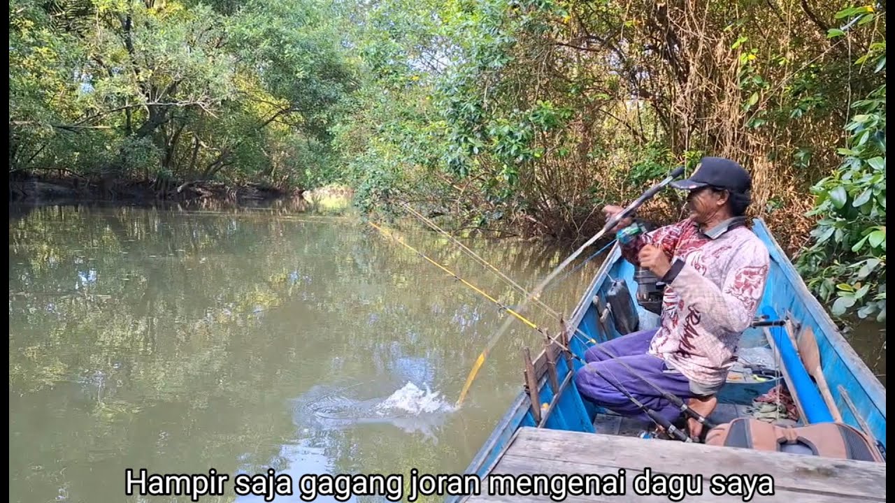 Bertubi-tubi sambaran ikan dipagi hari,sampai kehabisan umpan