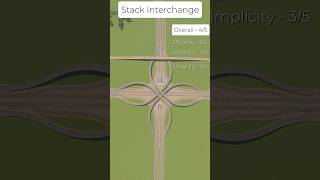 Cities: Skylines vanilla stack interchange #citiesskylines #chill