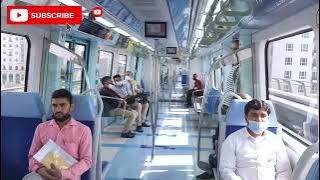 Tour of the Dubai Metro🚄 | Al Jaddaf to Union | Dubai Metro | NOL Card #dubaimetro #nolcard #union #