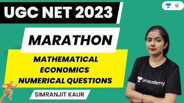 Mathematical Economics। UGC NET 2023 Exam | Simranjit Kaur