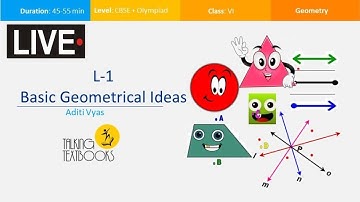 L-1 Basic Geometrical Ideas | Class 6 Crash Course | Aditi Vyas | TTB