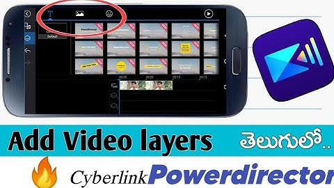 How to Add  Video layer in Powerdirector | Powerdirector layer problem