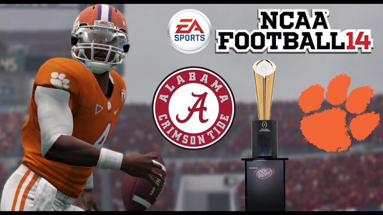 Alabama Vs Clemson National Championship Ncaa Football 2014