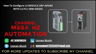 How To Configure Ls Module Xbf-Ad04A With Ls Plc Xbm-Dn32S Ls Plc Programming Series Playlist