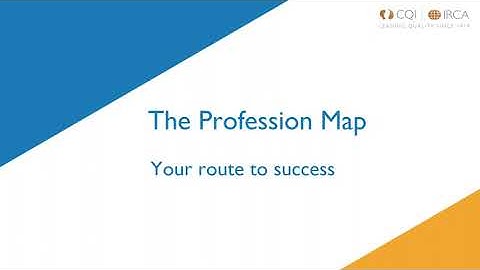 The Profession Map - Walk-through video