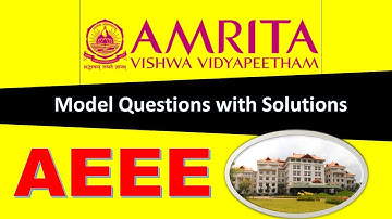 AEEE Exam | Physics Sample Question Paper with answers | Amrita University Entrance Exam Preparation