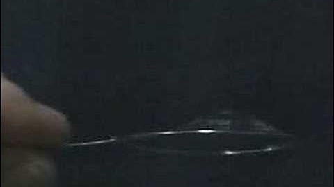 Water sphere in microgravity