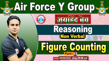 Figure Counting | Counting of Figures in Reasoning | Airforce Y Group Reasoning #39 | Non Verbal