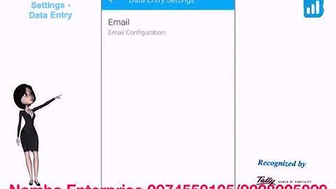Data Entry Settings in Biz Analyst Mobile Application