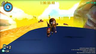 A Hat in Time Speedrunner Event Build: Shadow Kid Derp