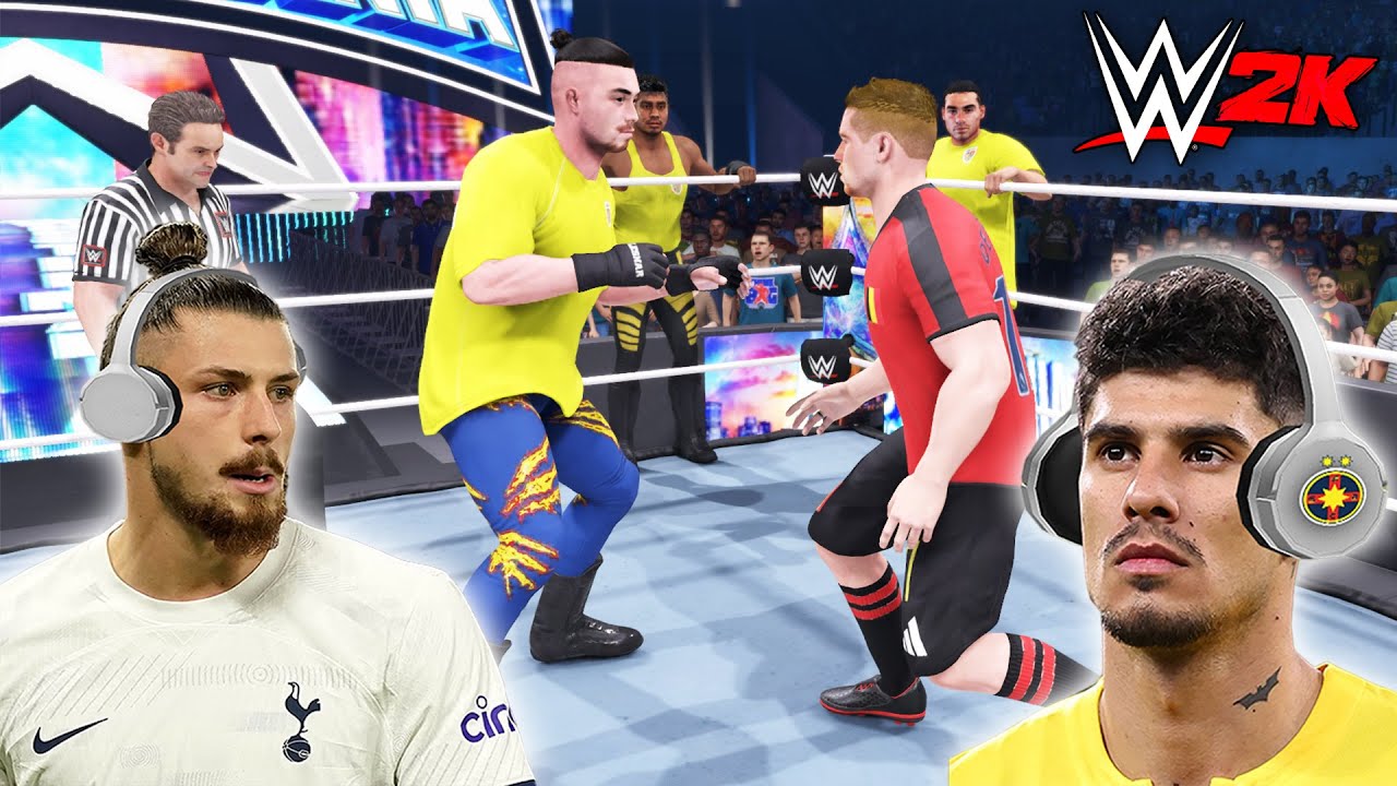 Coman & Drăgușin Joacă WWE - România VS Belgia (Luptă Intensă)