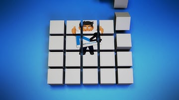 Custom Video Intro - Logo Stinger - Cube Assembly