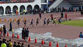 2022.3.9 板橋青年盃 100m計決 楊俊瀚 10.04s (+2.9m/s)